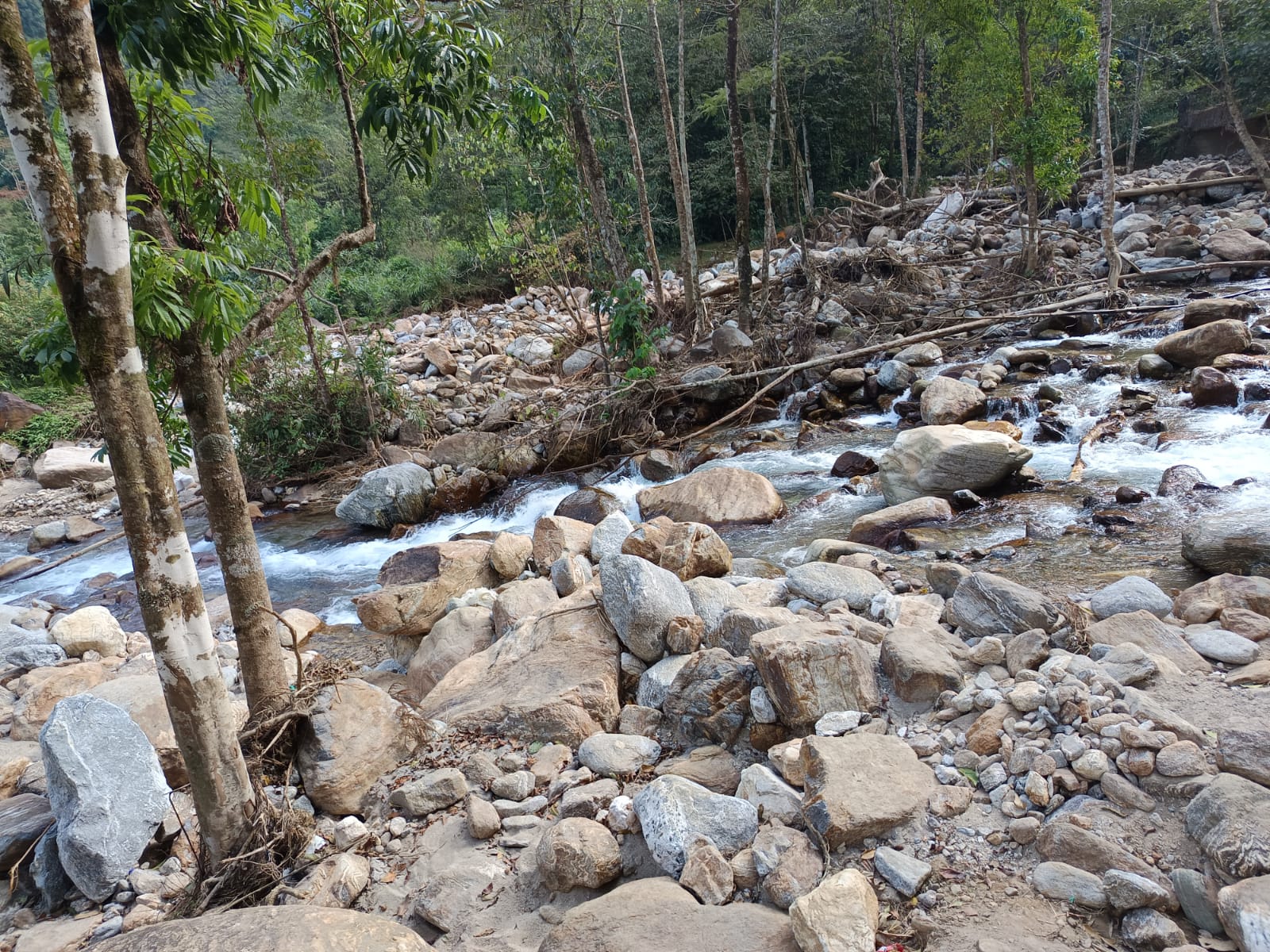 Read more about the article छोटा रंगीतको बगर बाटोमा यातायात जोखिम