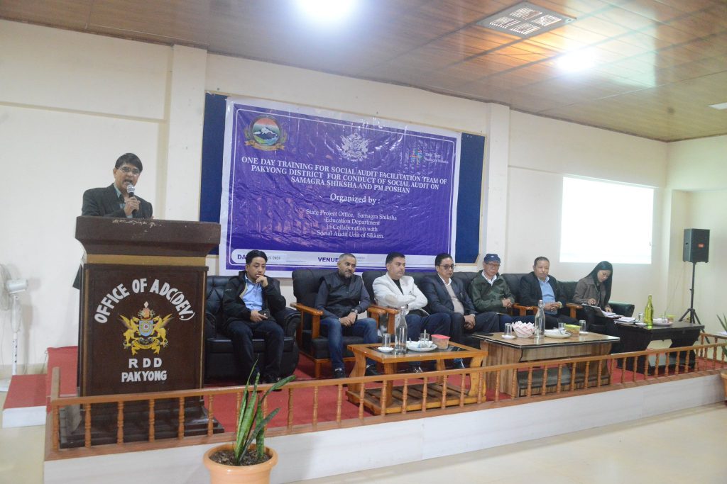 Training on overall education and Prime Minister's nutrition in Pakyong