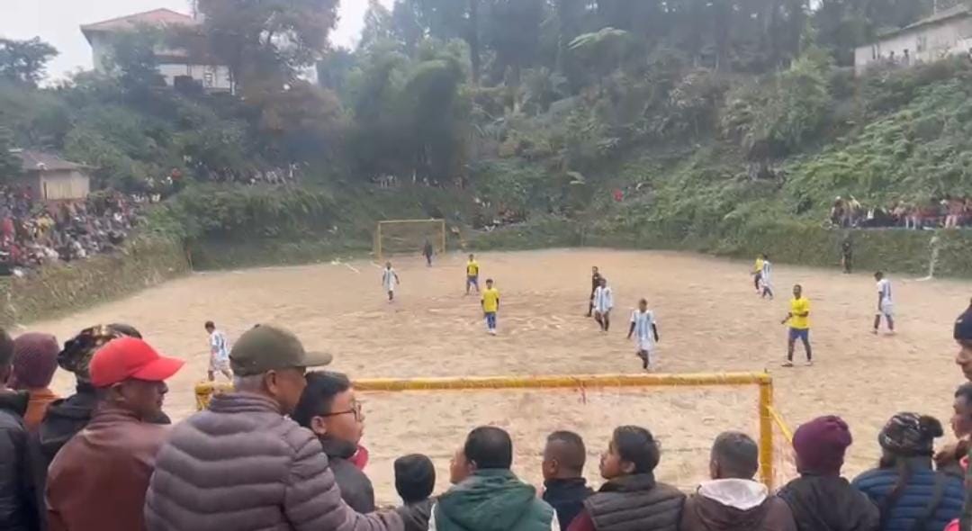 Royal FC won the cash prize of the Ghumti Tea Garden football match