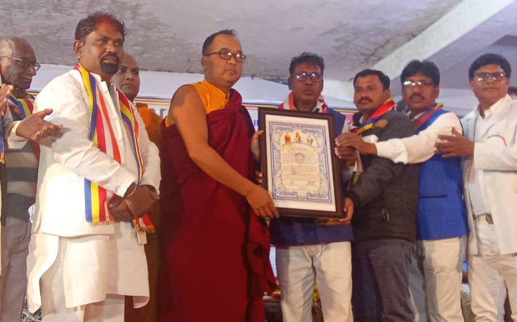 aibf Secretary Akash Lama honored with the 'Society Pride Award'