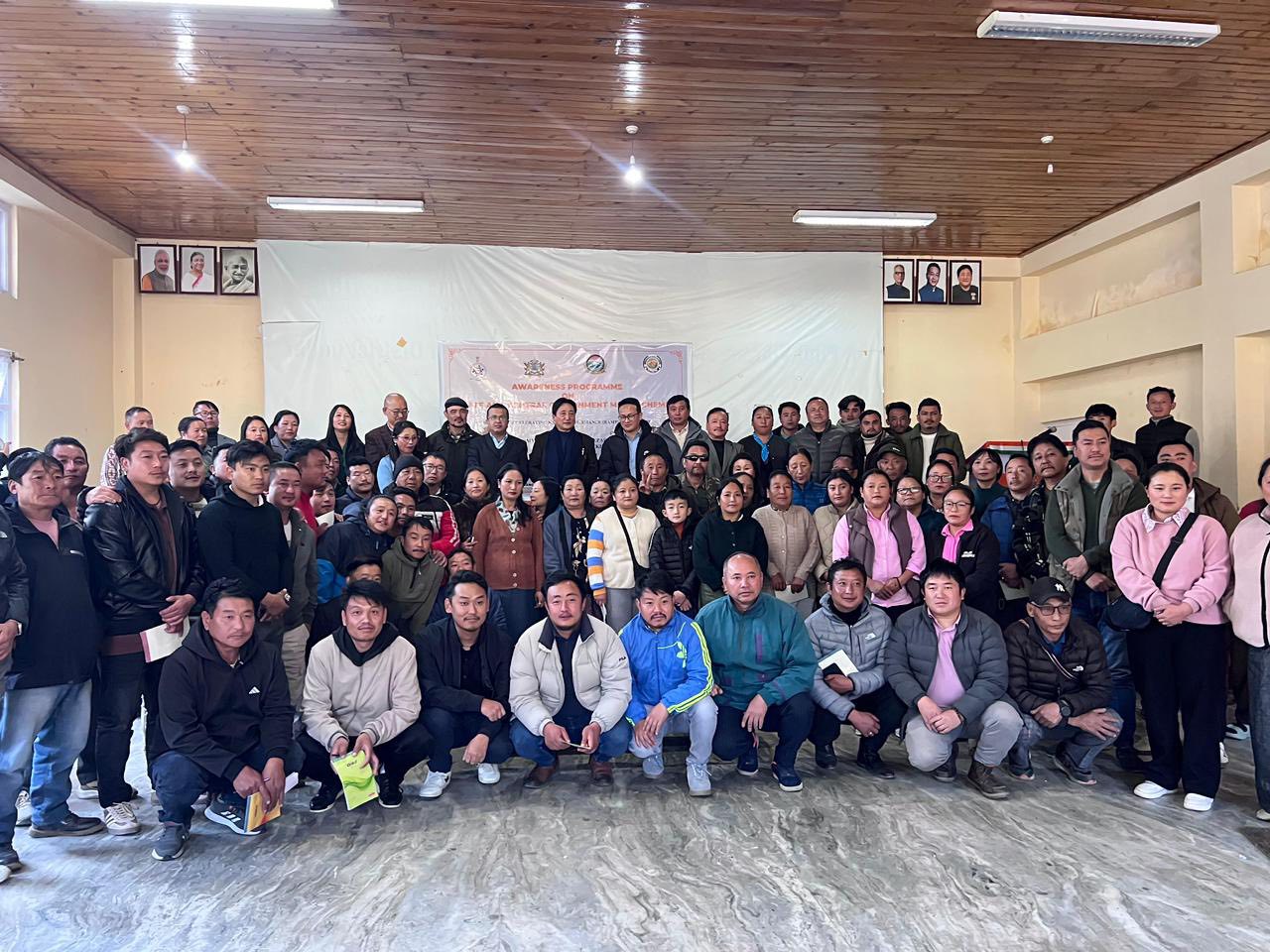 सरकारी योजना सम्बन्धी सचेतना कार्यक्रम पुग्यो चुङथाङ