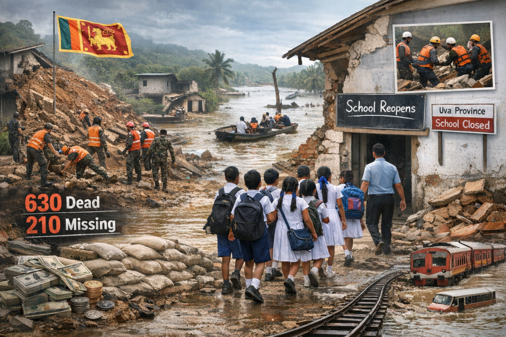 Impact of Cyclone ‘Ditwa’ Eases, Schools Reopen