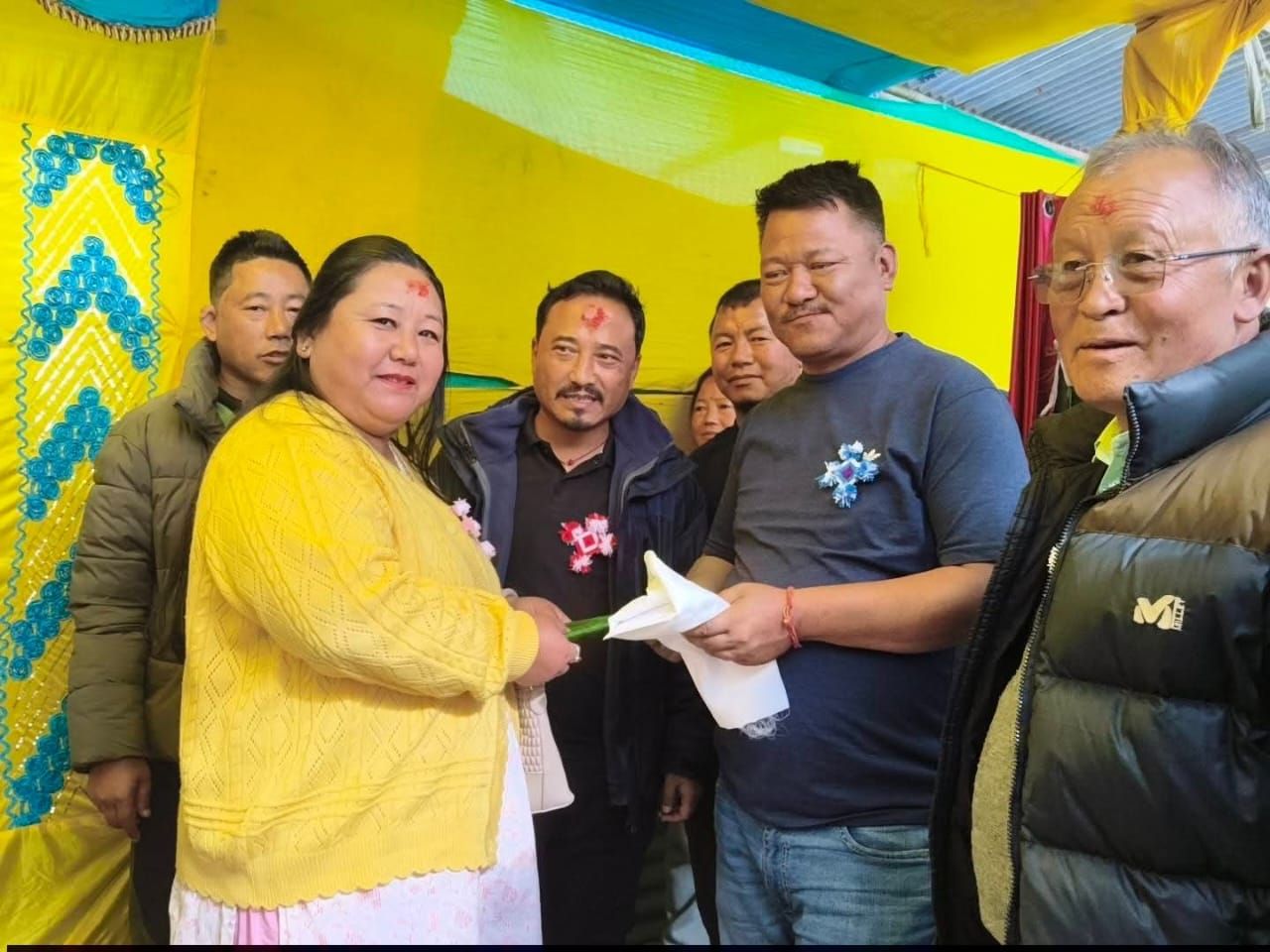 शीतकालीन मेलाको समष्टि अध्यक्ष भानु सुब्बाद्वारा उद्घाटन