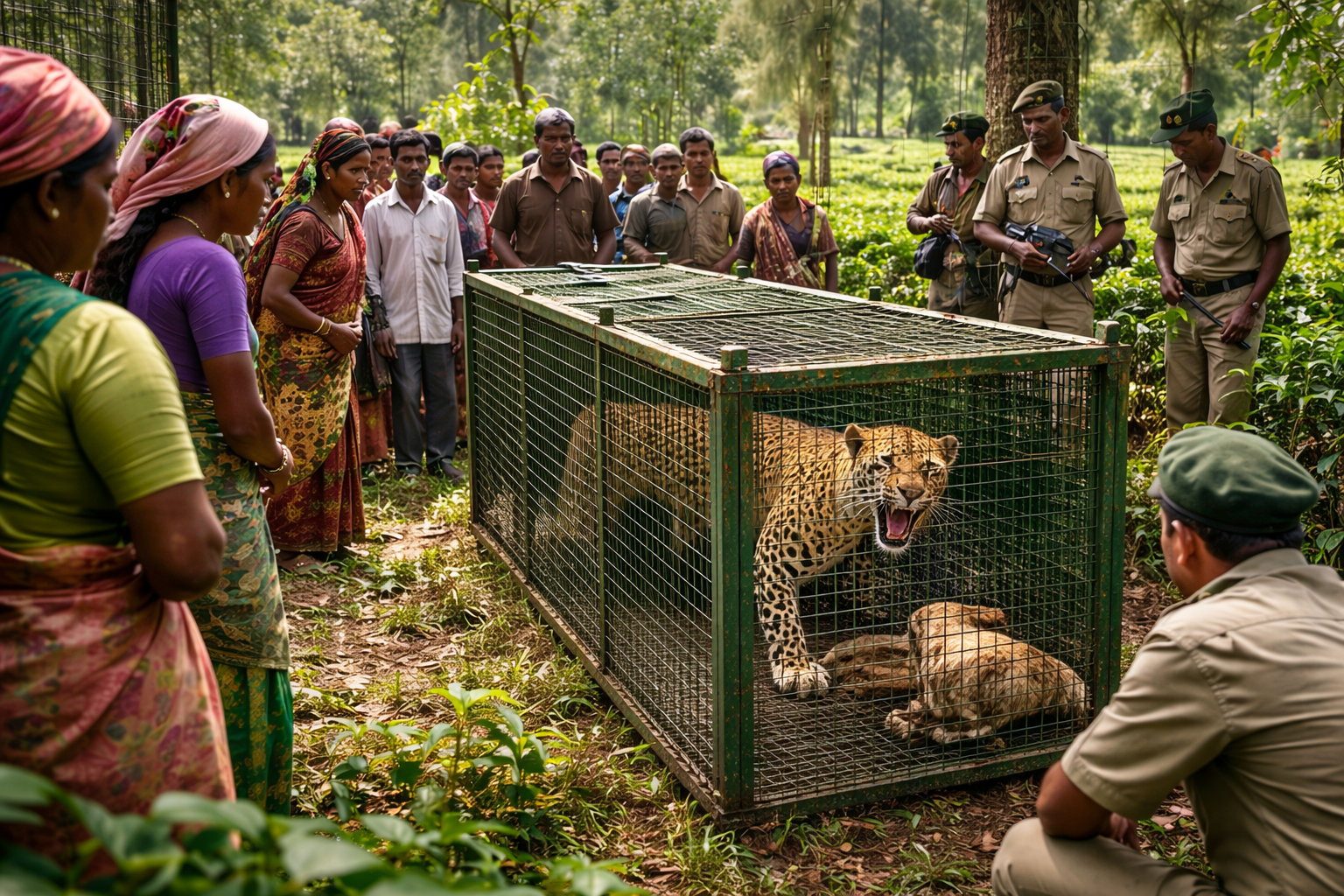 नक्सलको जबरामा चितुवा पक्राऊ, मजदुरहरूले पाए राहत