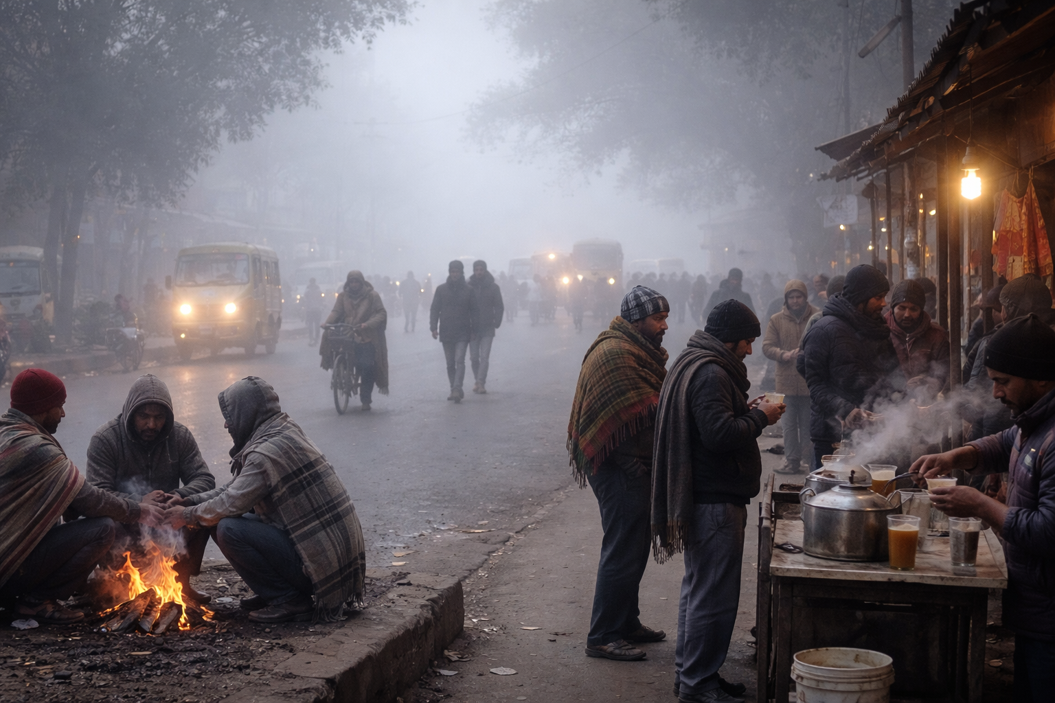 Dense Fog Engulfs Siliguri and Surrounding Areas, Signalling Onset of Winter