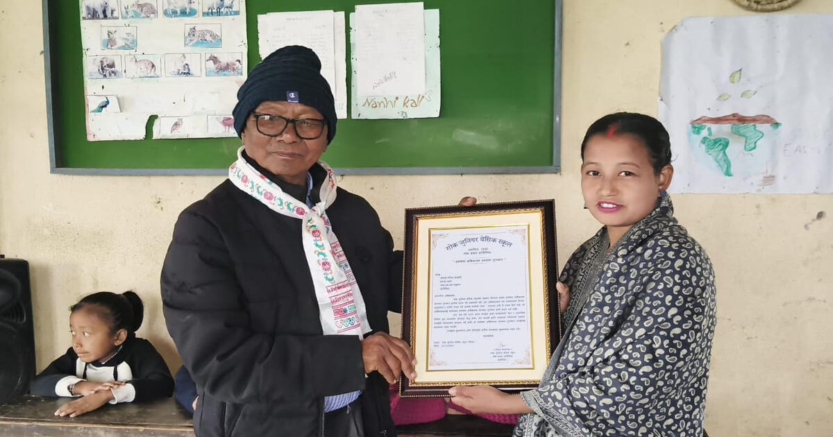 Read more about the article गोक जुनियर बेसिक स्कूलद्वारा सम्मान कार्यक्रम