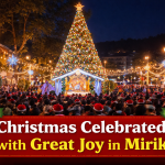 मिरिकमा ख्रीष्ट जन्मोत्सव क्रिसमस पर्व हर्षाेल्लासकाे साथ पालन