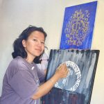 सुलोचनाको क्यालीग्राफी संसार: अक्षरमा नेपालीपनको सौन्दर्य