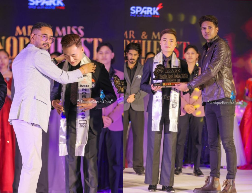 Benjamin Subba won the title of First Runners-up of Mr. Northeast India 2025