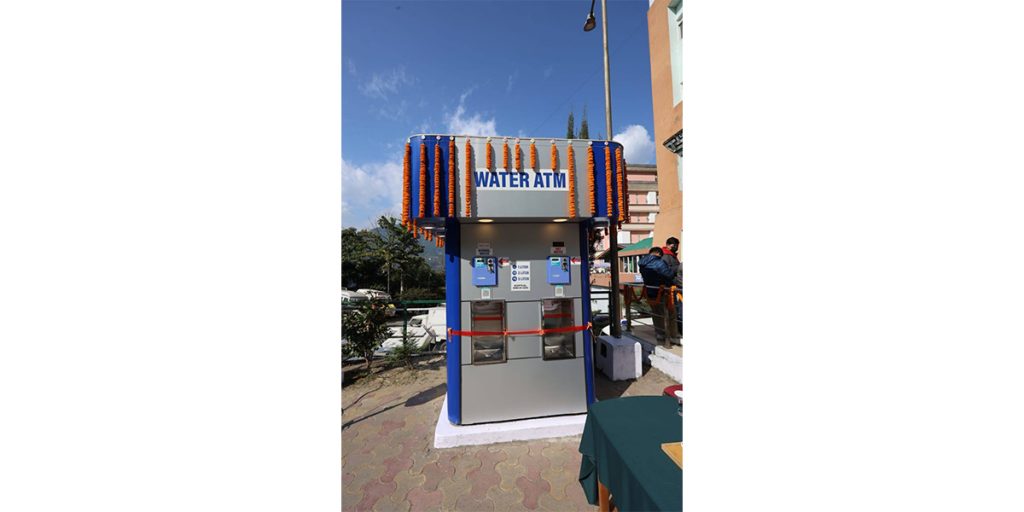 Inauguration of hot and cold purified drinking water ATMs at STNM
