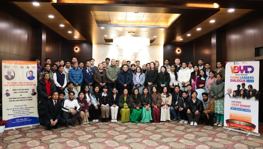 Farewell to the Sikkim team of the Developed India Youth Leaders Dialogue