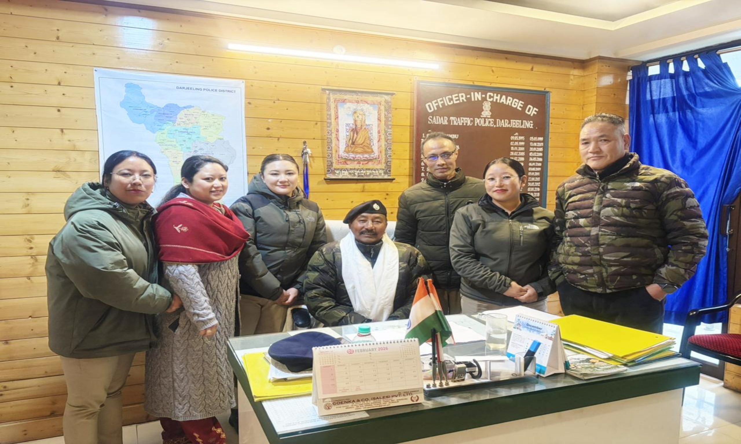 Read more about the article दार्जीलिङ ट्राफिक आईसी दोर्जे शेर्पाको स्थानान्तरण