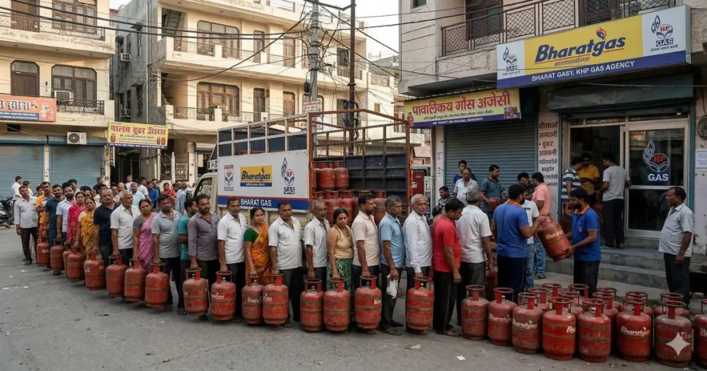 LPG booking delay