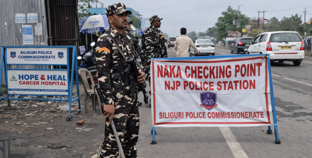 Siliguri police inspection