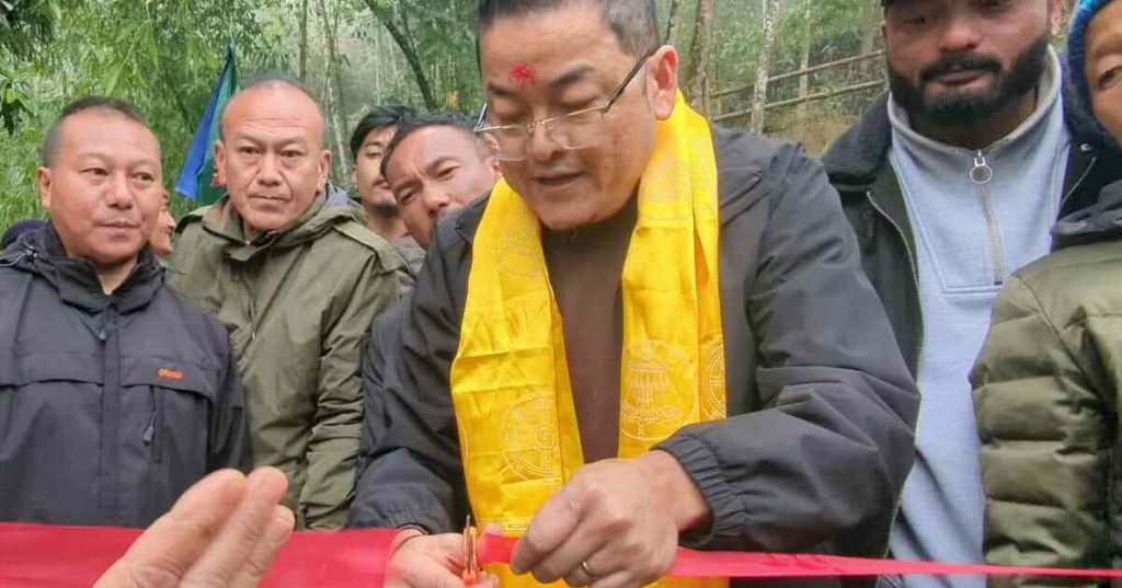 Ajay Edwards road inauguration Takdah