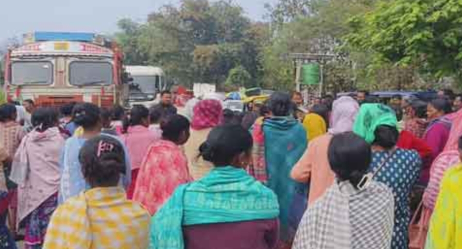 TMC candidate protest siliguri