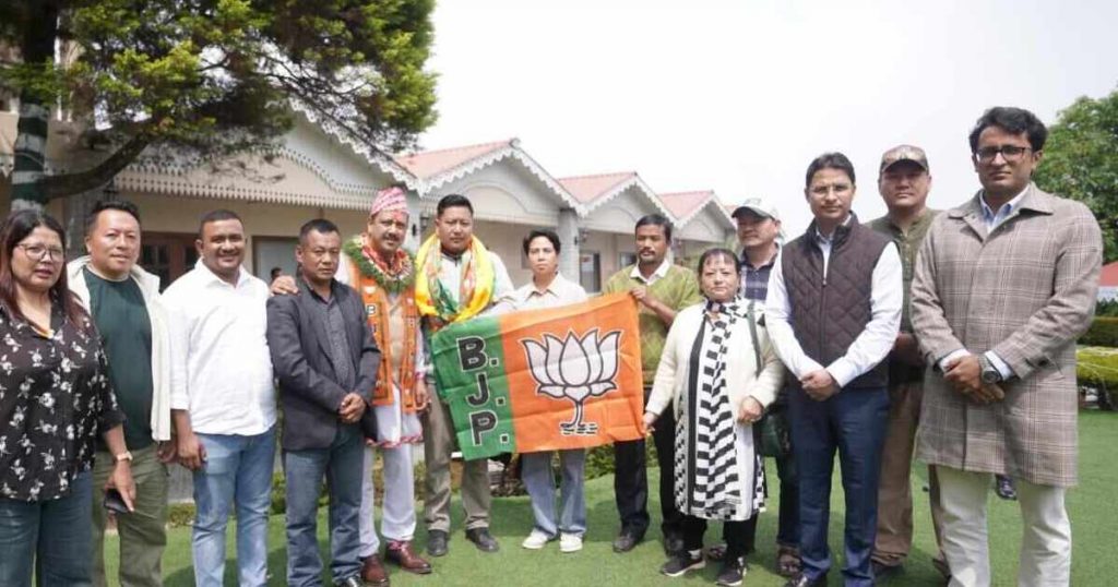BJP election activity Kalimpong
