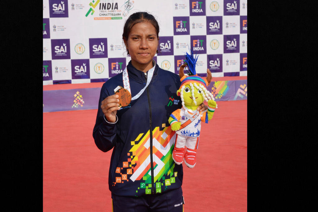 Sanjita Oraon gold medel Siliguri