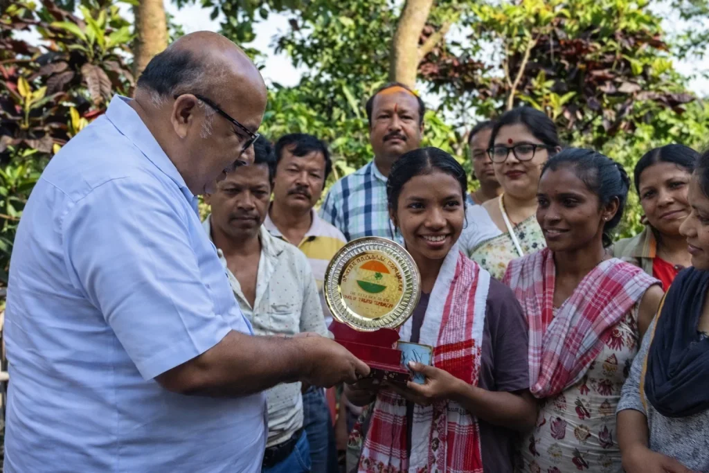 Sanjita Oraon honored Darjeeling