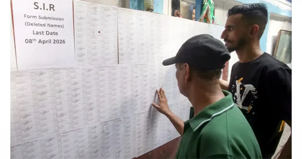 Voter list revision Bengal