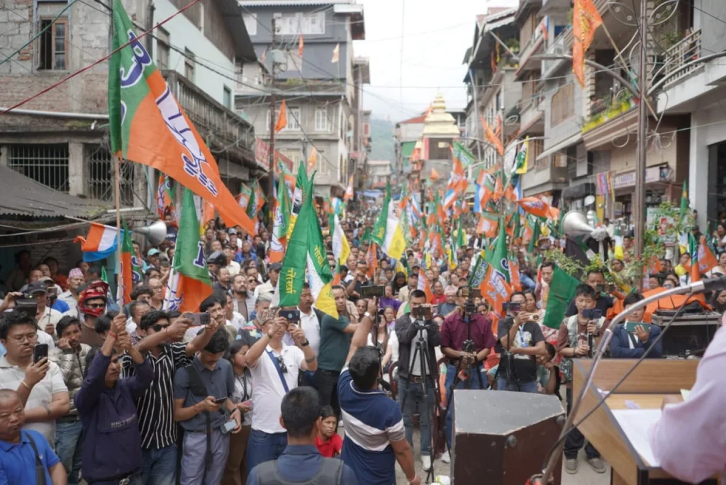 Sonam Lama campaign Kurseong
