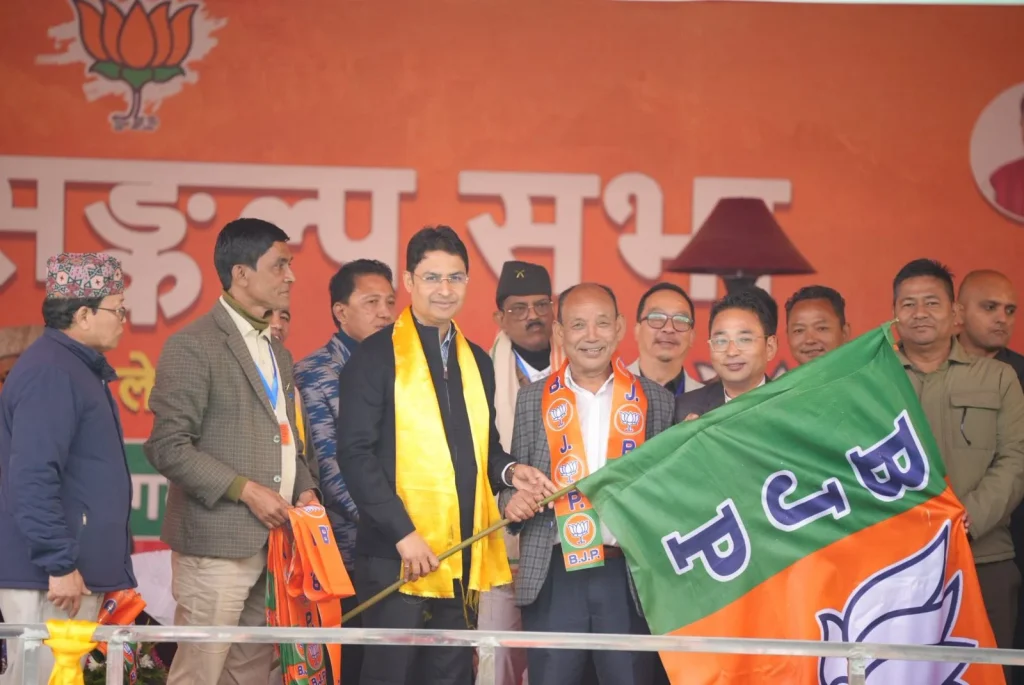 Nirmal Singh BJP join Darjeeling