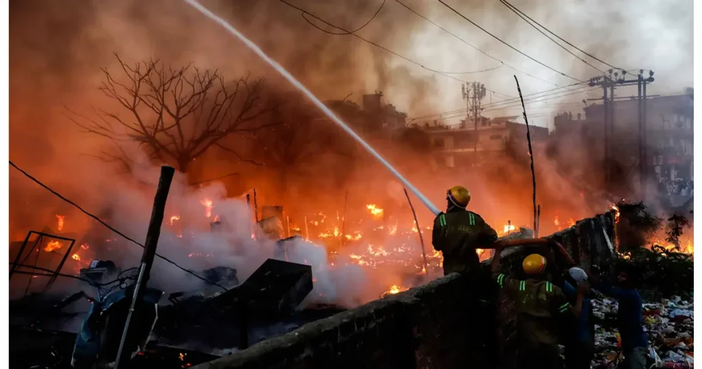 Howrah Bridge fire incident