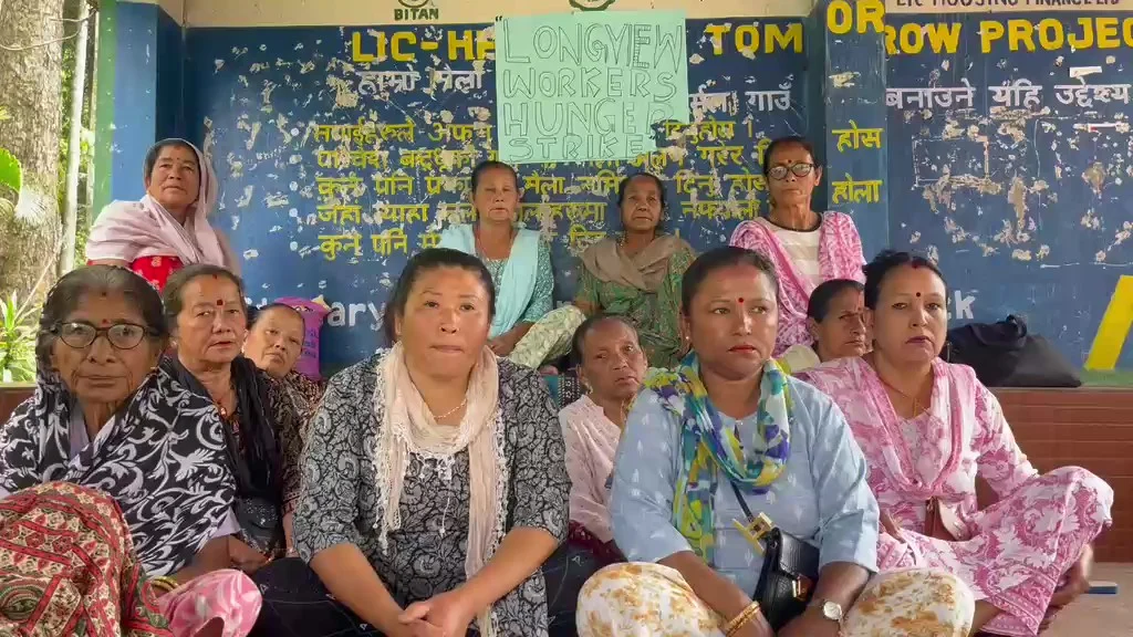 Longview tea Garden protest Darjeeling