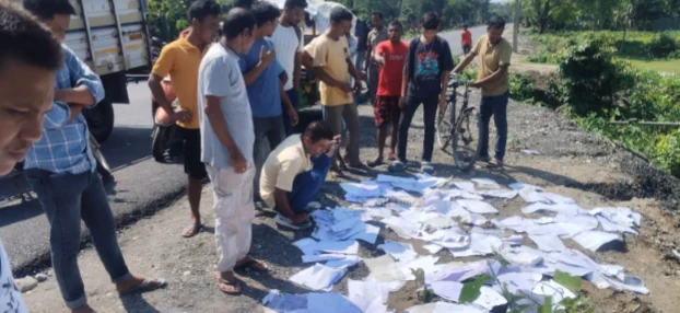 illlegal documents probe Kharibari