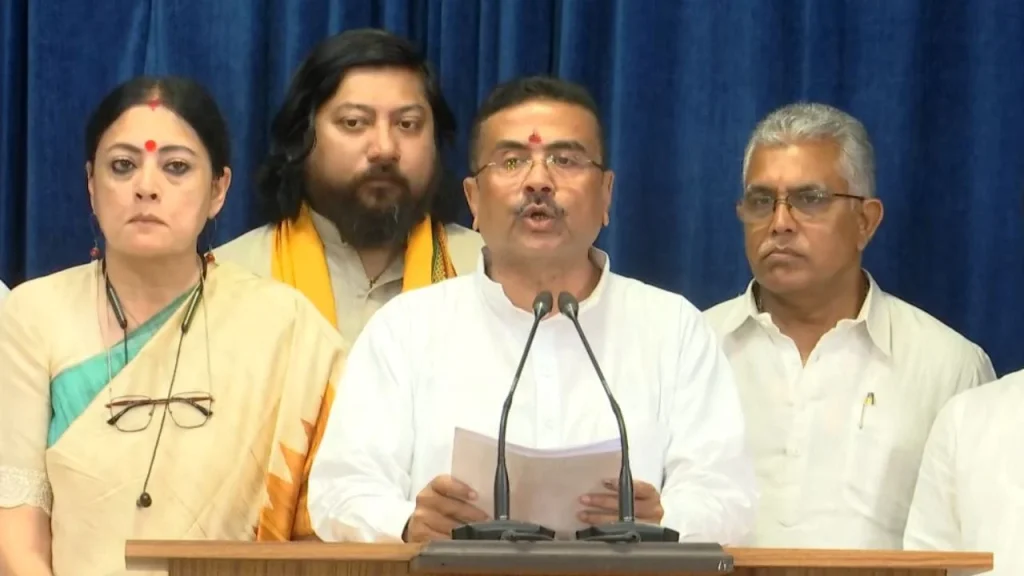 Suvendu Adhikari Cabinet Meeting