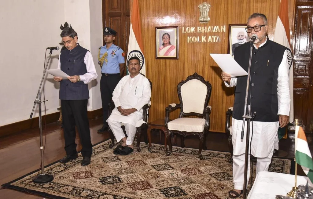 Tapas Ray Oath Ceremony Bengal