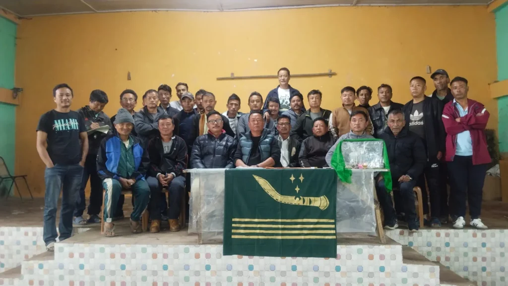 GNLF party Political meeting Darjeeling
