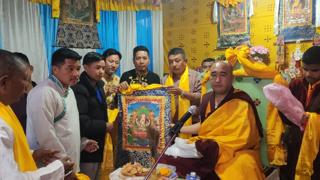 Dawa Rinji spiritual welcome Sikkim