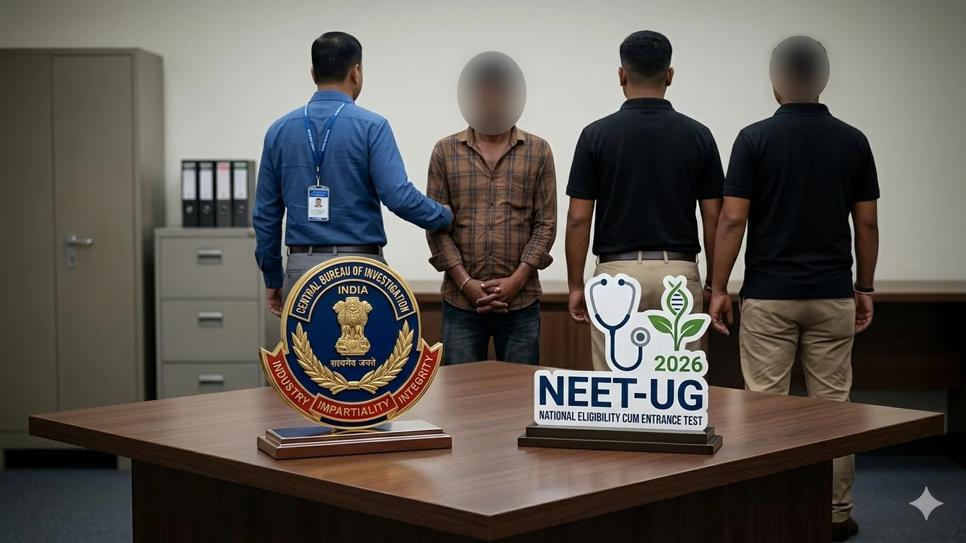 Read more about the article NEET-UG २०२६ प्रश्नपत्र बाहिरिएको मामिला: अनुसन्धान फराकिलो बन्दै, सीबीआईद्वारा १४ दिनको हिरासत माग