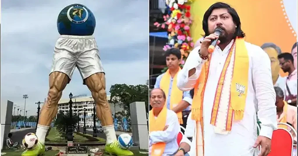 Nisith Pramanik statue Controversy