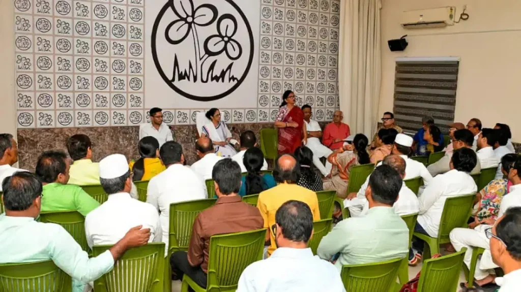 TMC Party Political Protest