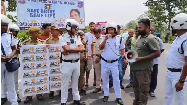 Siliguri Traffic Illegal Drive Campaign
