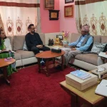 असिम शाहद्वारा गठित ‘संविधान संशोधन बहस पत्र’ कार्यदलसँग भेटघाट