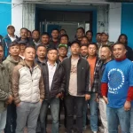 गोरामुमो सुके ब्लक कमिटीद्वारा खण्ड विकास अधिकारीलाई ज्ञापनपत्र 
