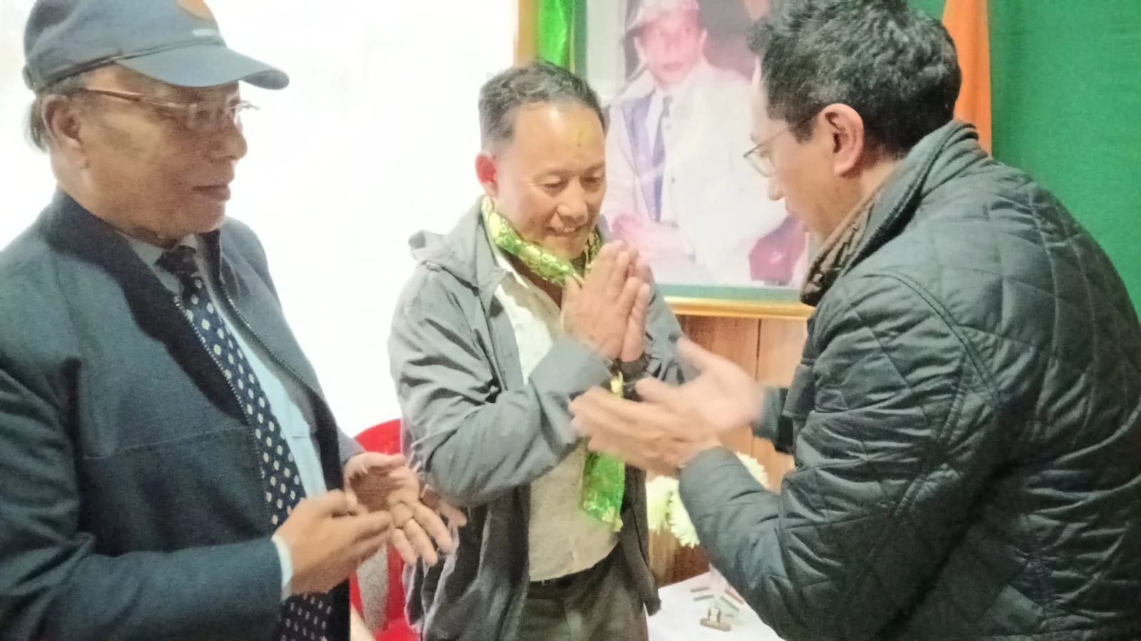 रेलिङ-कैंजलेबाट गोरामुमोमा पस्ने २० परिवारलाई घिसिङद्वारा स्वागत