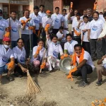“हाम्रो स्वाभिमान ट्रस्ट” द्वारा दिल्लीको यमुना तट (राम घाट) मा बृहत् सरसफाइ