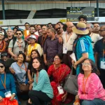 कैलाश मानसरोवर यात्राको लागि तीर्थयात्रीको पहिलो समूह बागडोगरामा