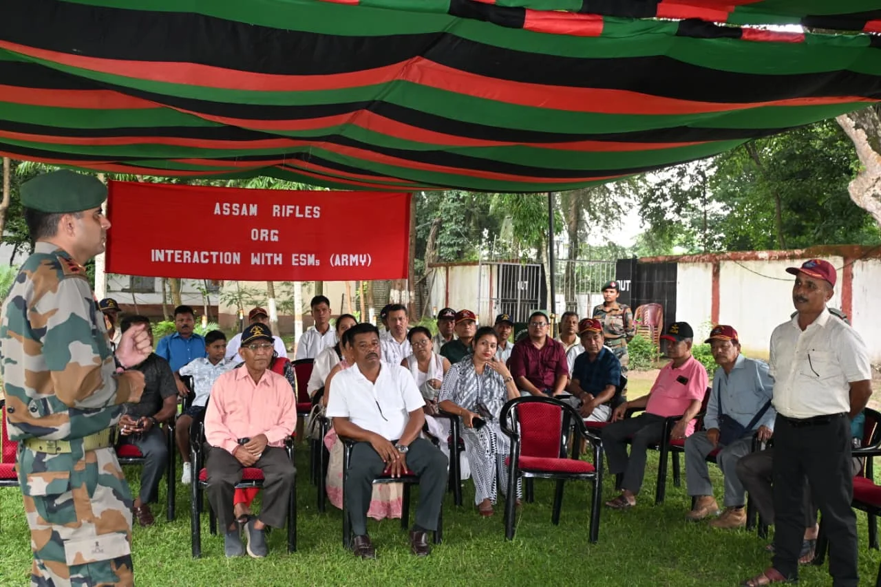 असम राइफल्सको लोक्रा बटालियनद्वारा अन्तरक्रिया तथा जनसम्पर्क कार्य