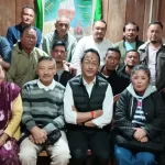 फ्रेडरिक टीइका प्रतिनिधि टोलीसँग गोरामुमो अध्यक्ष मन घिसिङको भेटघाट