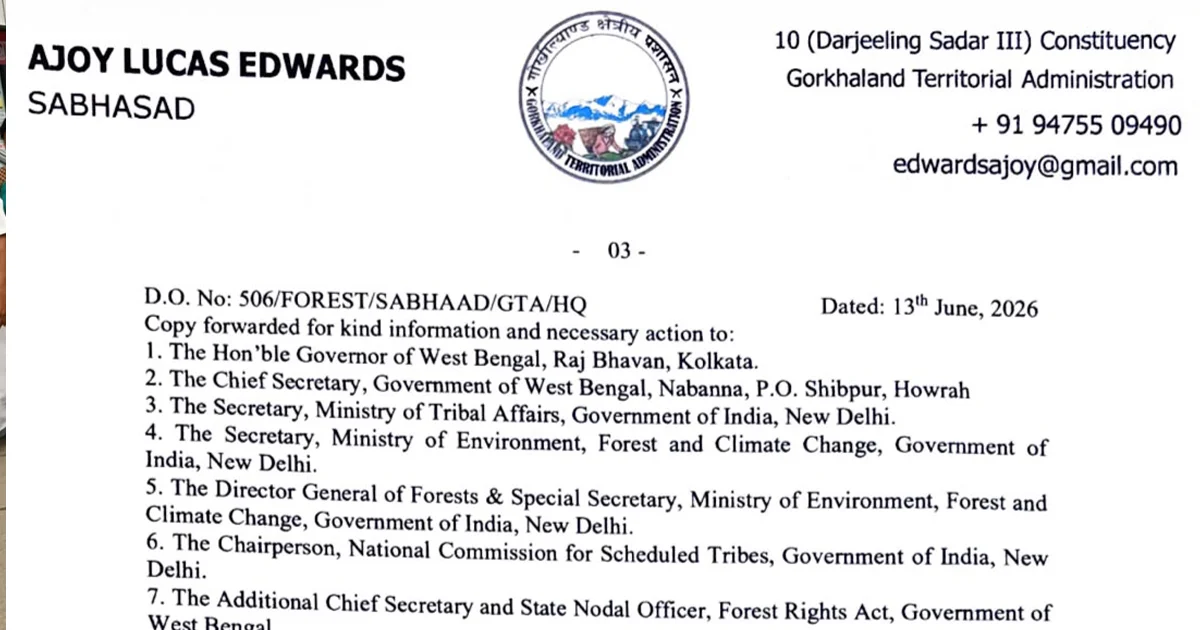 एड्वर्ड्सद्वारा वन बस्तीमा विकास योजना चलाउन मुख्यमन्त्रीलाई अनुरोध