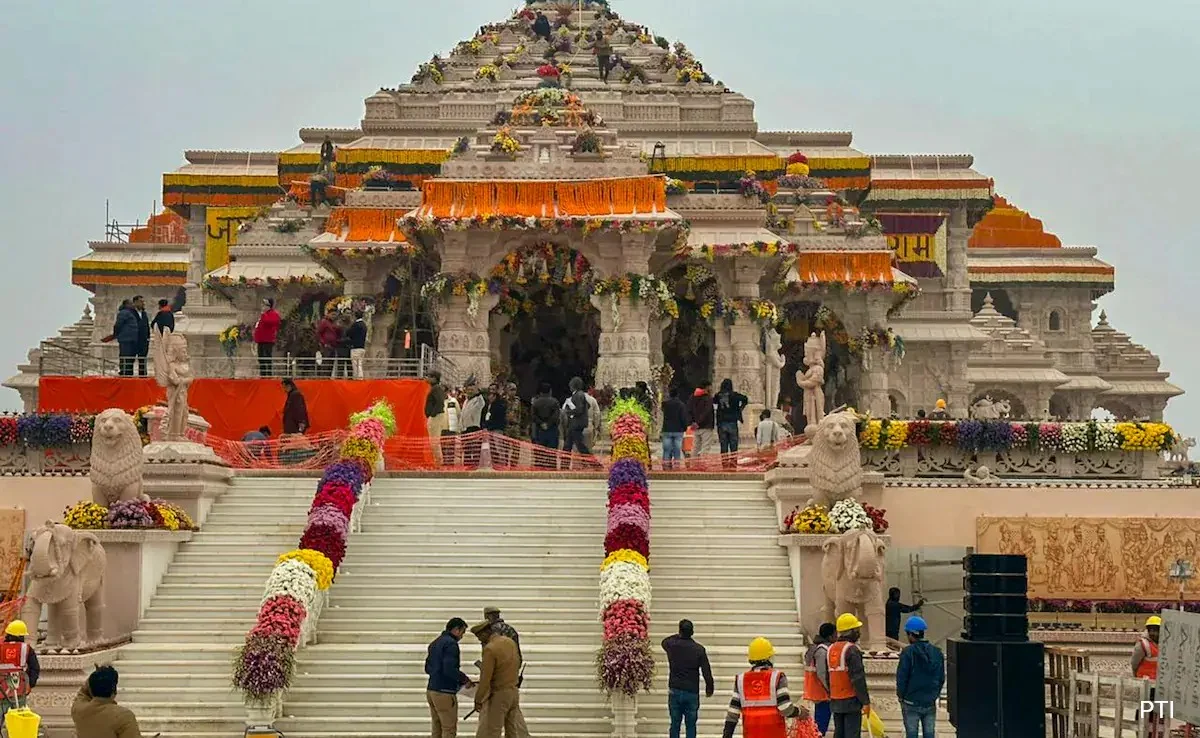 अयोध्याको राम मन्दिरको भेटी चोरी गरिएको आरोपमा आठ पक्राउ
