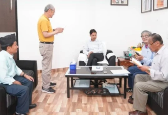 महासंघले जनजाति माग कोट्याउदै विष्टसित भेट