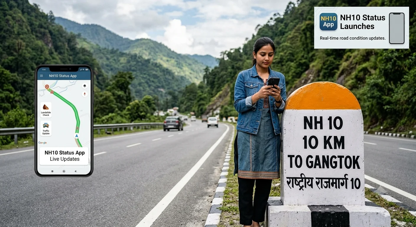 विधायक छेत्रीले राजमार्गको स्थिति बताउने “NH10 स्थिति एप” गरे सुरु