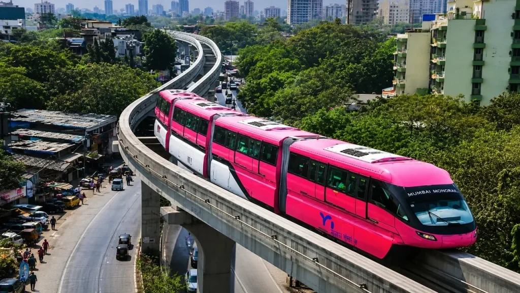 Mumbai Monorail New Coach Test