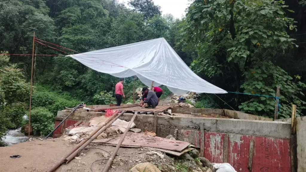 Sonada Miling bridge construction issue